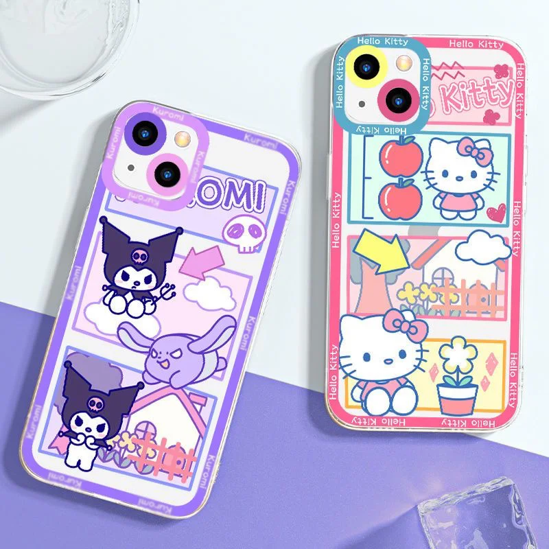 Sanrio Lovely K-Kuromi Case For Samsung Galaxy A24 A34 A54 A14 A13 A53 A33 A73 A23 A05 A05S A72 A52 A52S A32 A22 A12 A51 A71