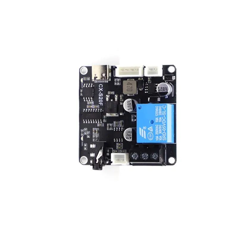 ABZW USB a TTL Control de puerto serie MCU Control disparador Audio personalizado 20W MP3 módulo de relé de transmisión de voz CX-340