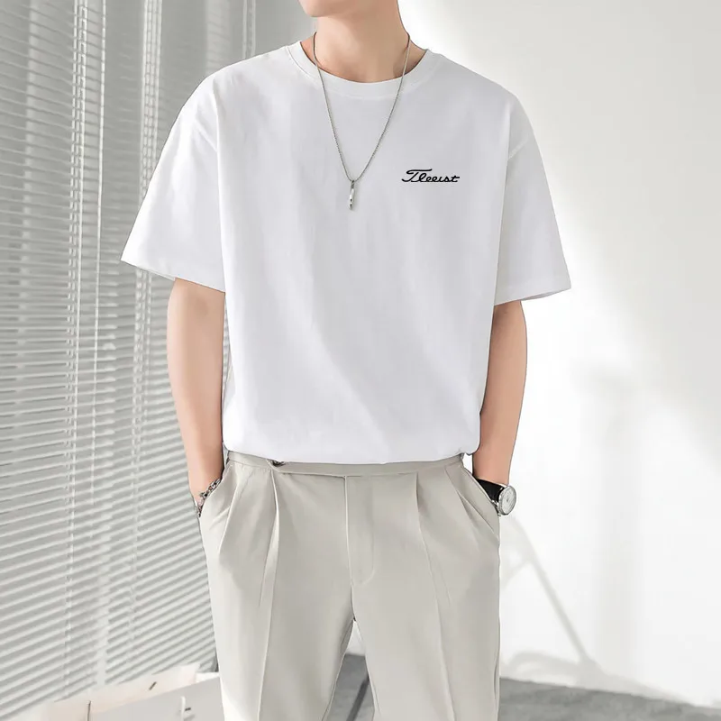 

남자 골프의류 2024 Summer New Famous Brand Men's Golf Tennis Clothing Men's Golf New Round Neck Short Sleeve Men's Golf Tennis T-shirt