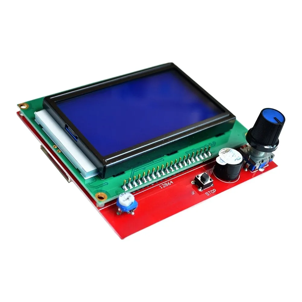 for reprap for mendel Panel 12864 LCD Display For Precise 3D Printing As Shown Comprehensive Settings For Optimal Printing