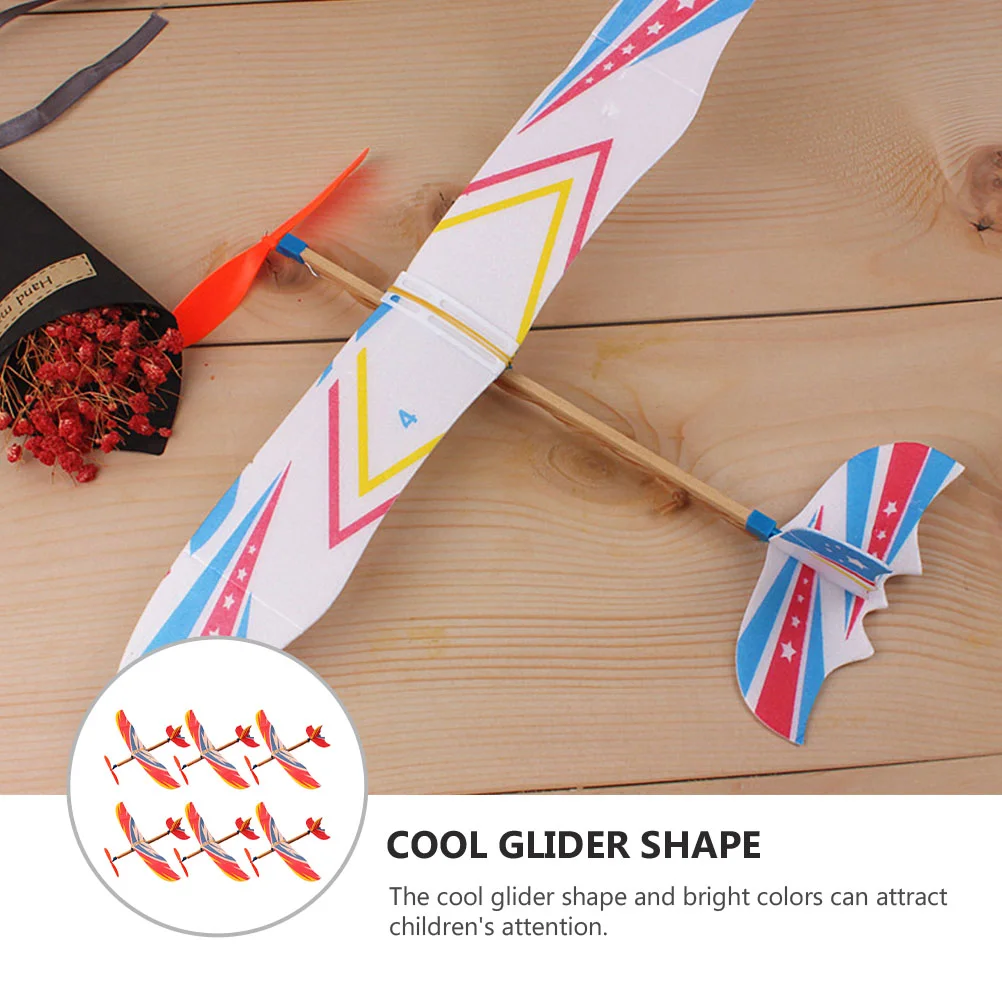 6 Pcs Airplane Model Educational Toy for Kids Toys DIY Glider Planes Handmade Paper Children Plaything