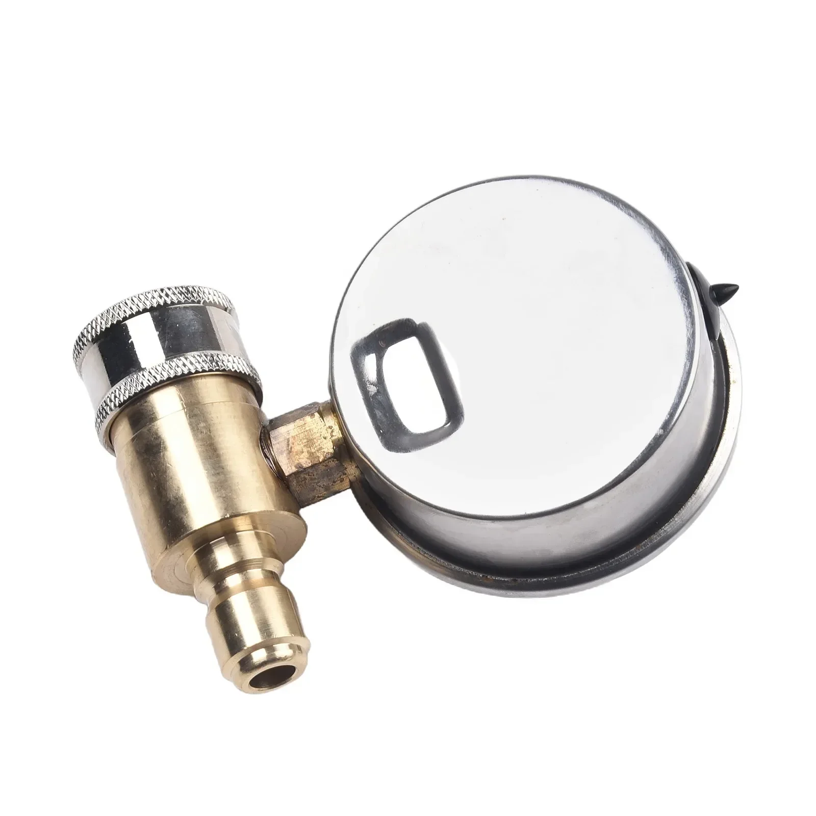 3/8-inch Quick Insertion Shockproof Pressure Resistant 5000PSI Pressure Gauge Gardening Tools Replacement Garden Power Tool Part
