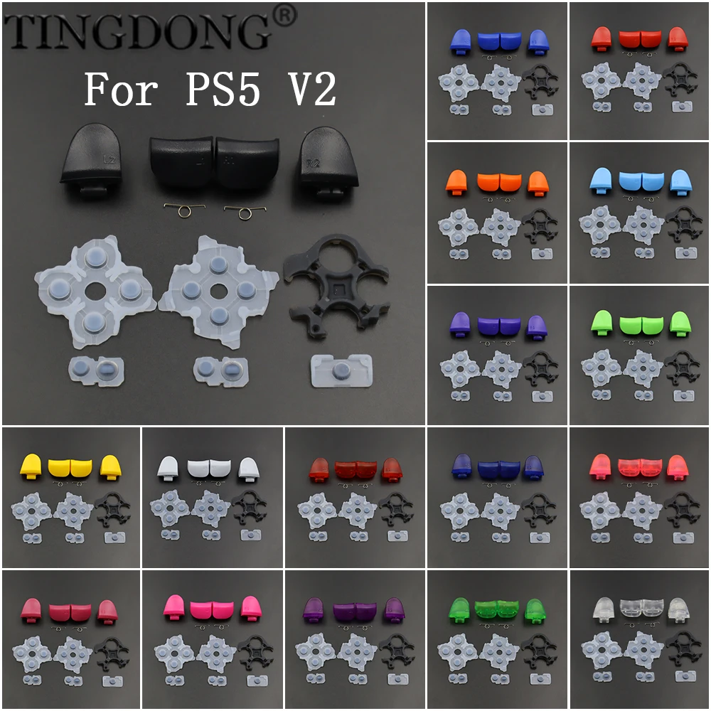 1 Set PS5 V2.0 BDM-020 Controller L1 R1 L2 R2 Schultertasten-Trigger Federleitgummi Gaming-Zubehör