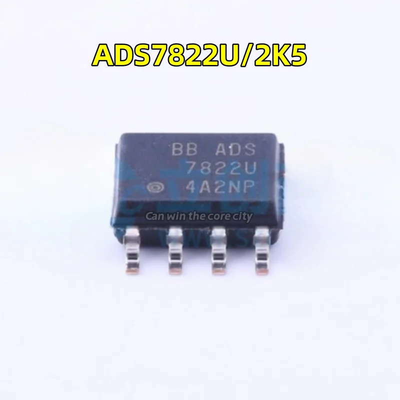 

10 PCS / LOT new ADS7822U ADS7822 SOP8 analog-to-digital converter IC chip original ADS7822U / 2K5