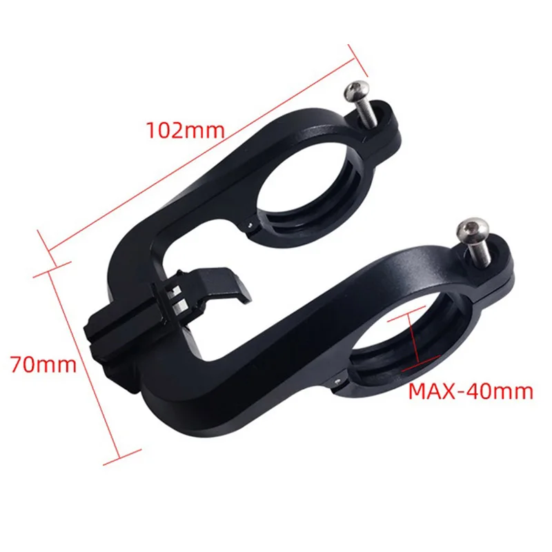 Bicycle Headlight Light Extension Bracket Stand Bike Lamp Holder Clip Headlamp