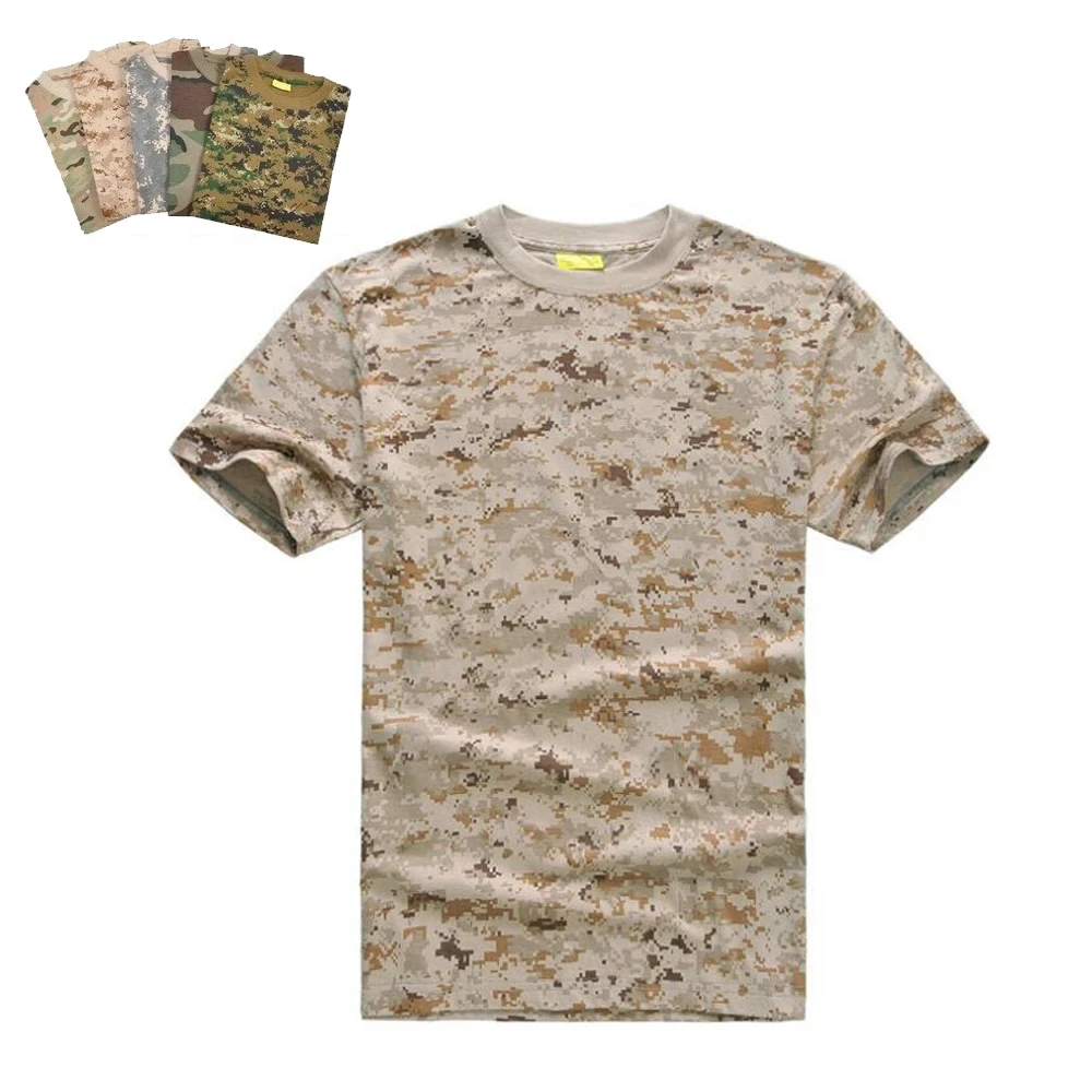 Camisa táctica hombre manga corta camuflaje transpirable - imagen 5