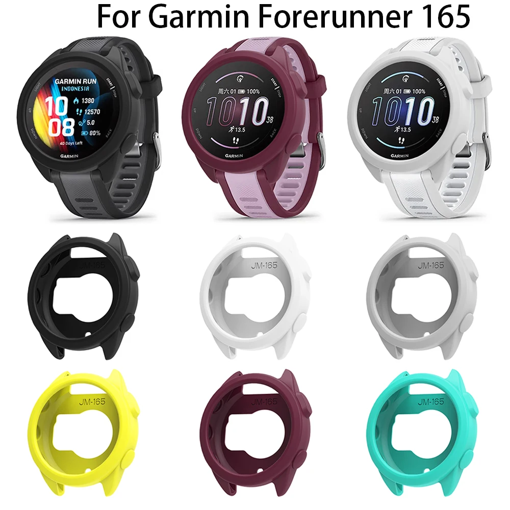 Полный защитный чехол для Garmin Forerunner 55, чехол для умных часов, мягкий силиконовый защитный экран для Forerunner 165
