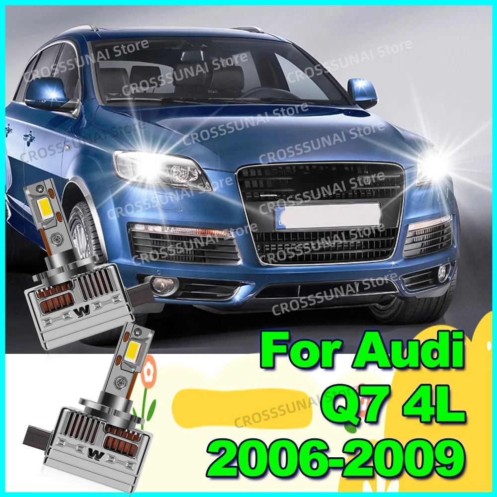 

Светодиодная фара HID Canbus ксеноновая лампа 50000LM автоматический свет CSP чип для Audi Q7 4L 2006 2007 2008 2009