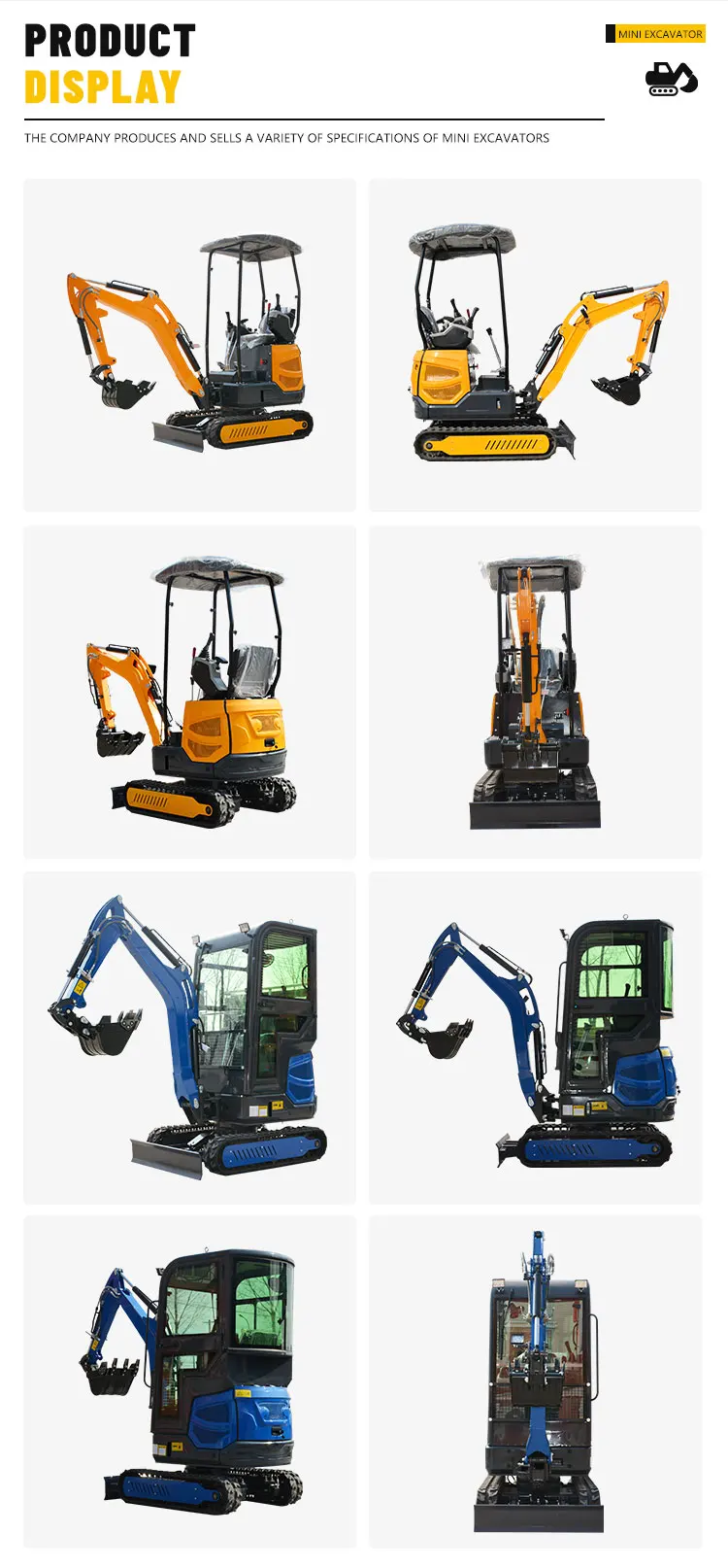 Kostenloser Versand EPA/CE 2 Tonnen 1,8 Tonnen Mini-Bagger mit EPA LaiDong385 Motor, Raupenbagger für Landwirtschaftliche Nutzung, Chinesische Mini-Baggermaschine – Detail 5