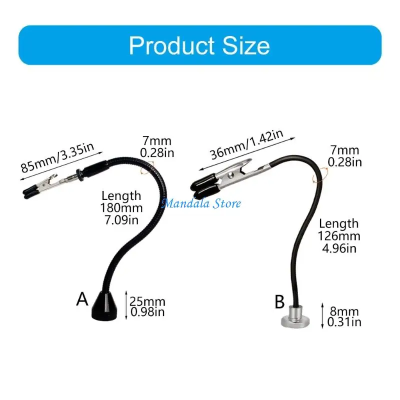 U2JC Professional Welding Aid Adjustable Clips Base For Model Painting