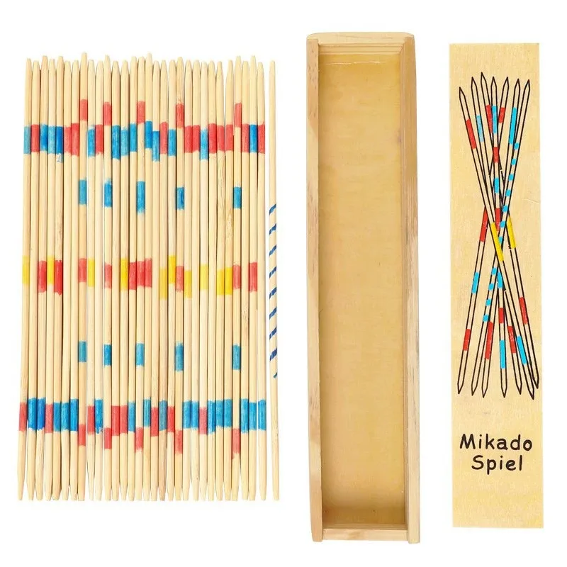

Классические деревянные палочки для захвата, красочные многопользовательские семейные головоломки STEM, развивающая игрушка для детей и взрослых