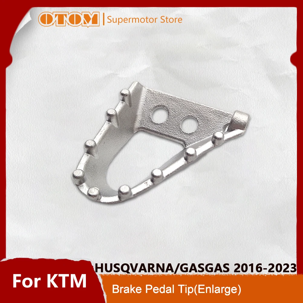 OTOM pedale del braccio del freno posteriore del motociclo poggiapiedi in acciaio inossidabile leva del parco punta del piolo della piastra del gradino per SXF EXC XCW FC FE TX 2016-2023