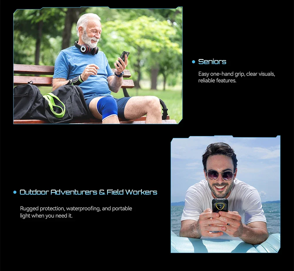Cubot KingKong MINI 4 Android 15 NFC mini Rugged Smartphone 6GB RAM+128GB ROM 4.7 Inch Mini Phone 4700mAh 48MP Small Cellphone