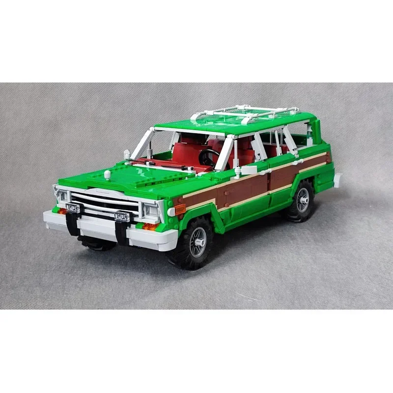 MOC-142500 Klasyczny, ikoniczny model sportowego samochodu wyścigowego z klocków, 1828 elementów, kreatywny zestaw MOC, prezent urodzinowy dla chłopca.