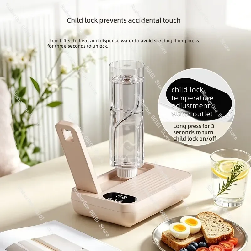 Instant Heating Portable Kettle Travel Folding Can Be Put on The Plane Hotel New Quick Heating Desktop Mini