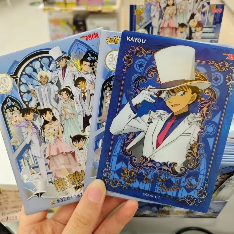 Tarjetas Kayou Detective Conan, colección de Anime, naipes, Jimmy Kudo, foto misteriosa, juegos de mesa, juguetes, regalo de cumpleaños para niños