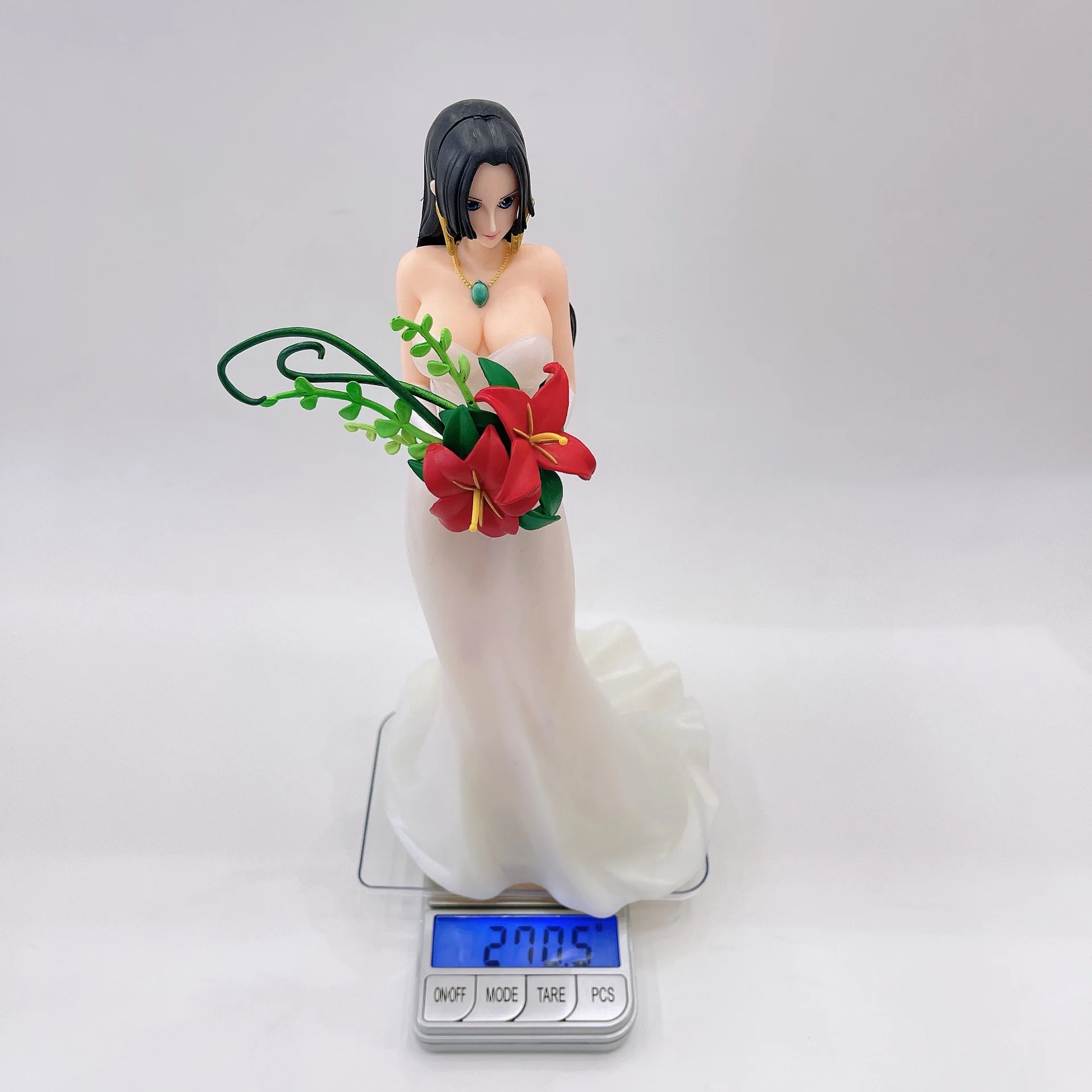 NEW One Piece Anime Figure GK Wedding Dress Boa Hancock Light Sexy Appeal Action Statue Collection Decoration Fiama Adult Toys