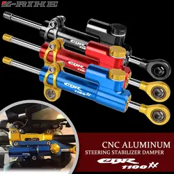 CBR 1100XX Universal Motorcycle Aluminum Adjustable Steering Damper Stabilizer For HONDA CBR1100XX Blackbird 1997-2007 2008 2009