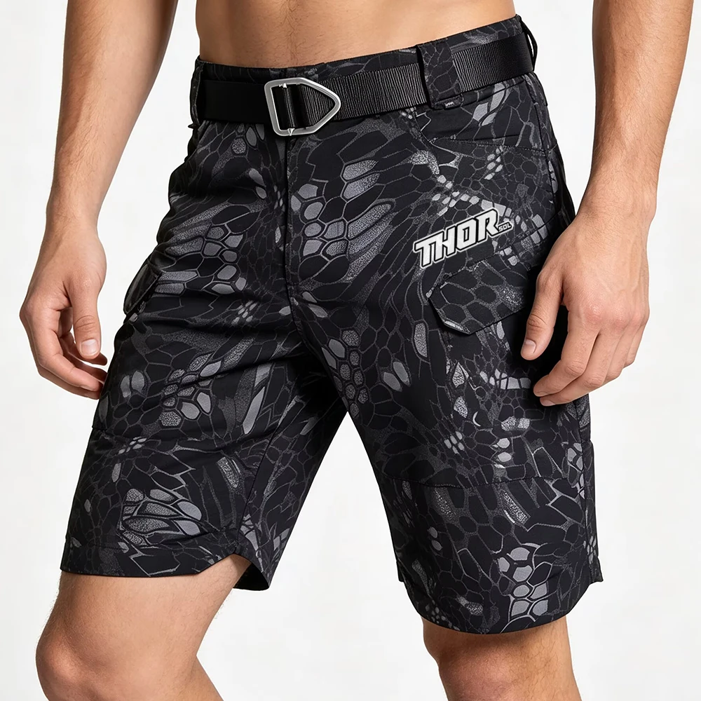 

THORSOL Breathable Men Cycling Shorts Road Bicycle Short Pants Motocross Racing Mountain Bike Clothing Pantaloncini Mtb Enduro