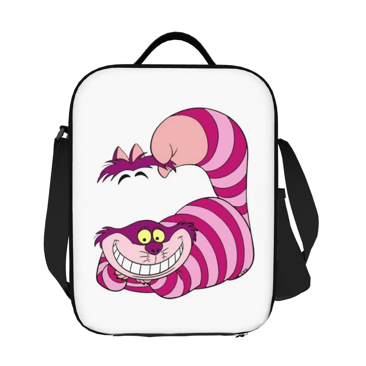 

Custom Alice In Wonderland Resuable Lunch Boxes Women Leakproof Cheshire Cat Cooler Thermal Food Insulated Lunch Bag Kids