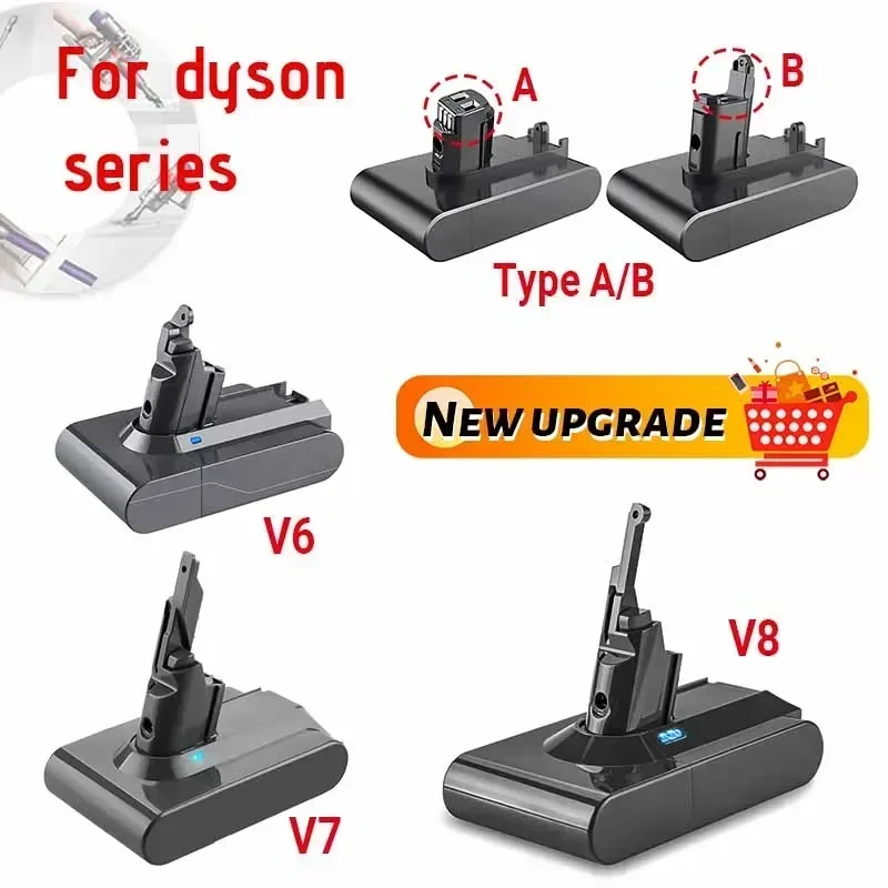 

Dyson V6 V7 V8 серии пылесос аккумуляторная батарея SV07 SV09 SV10 DC58 DC31 DC34 различные модели батарей