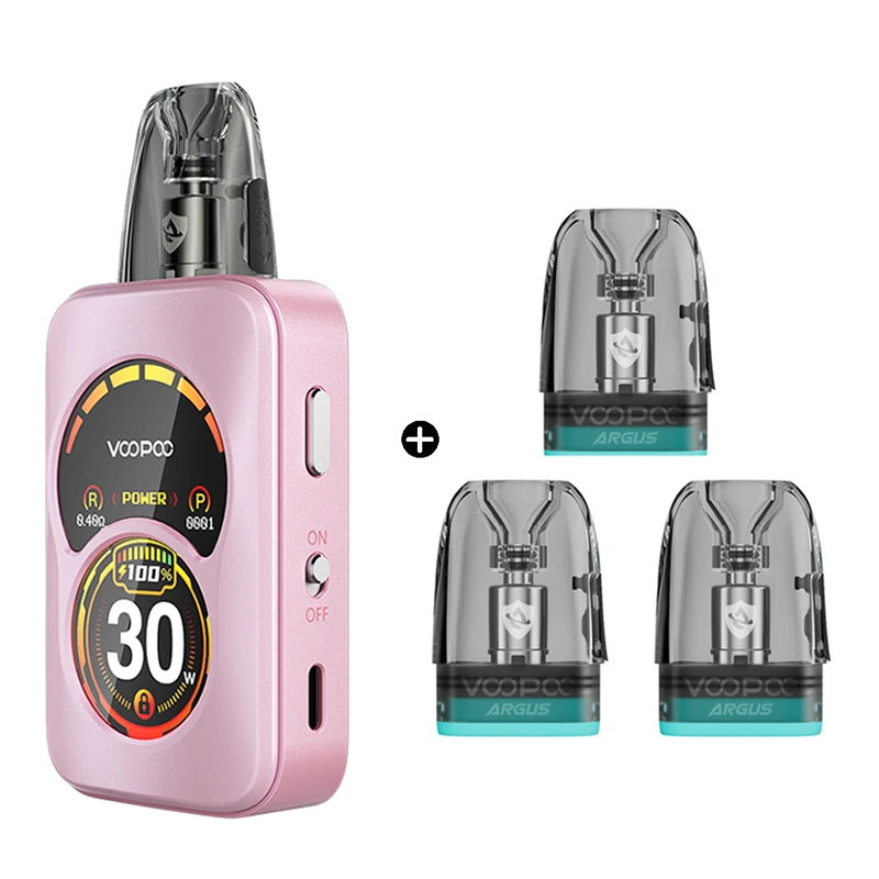 الأصلي VOOPOO Argus A Kit 30W Pod Vape + 3 قطعة اضافية 3 مللي Argus Top ملء خرطوشة V2 0.4ohm أو 0.7ohm E السجائر اختياري