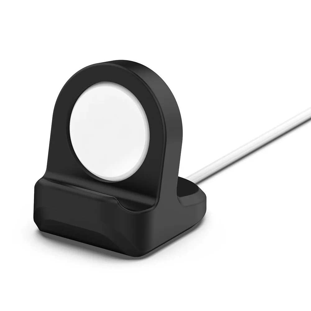 حامل شاحن لاسلكي من السيليكون مضاد للانزلاق شاحن دعامة حامل ملحقات الساعة قطع غيار لساعة Google Pixel 2022