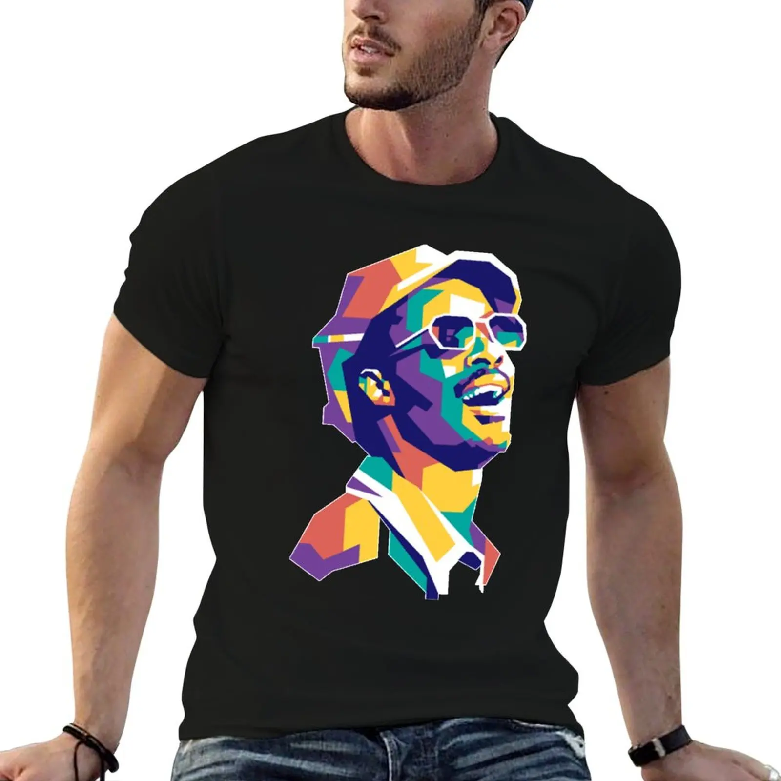 

Stevie Wonder Stevie wonder T-Shirt t shirt personalised cotton tshirt 100% T-Shirt