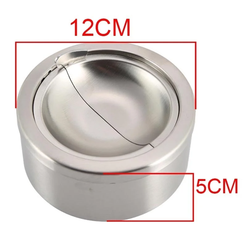 Creative Ashtray Household Stainless Steel Funnel Ash Proof Ashtray Personalized Multi Function Office Indoor Outdoor Accessorie