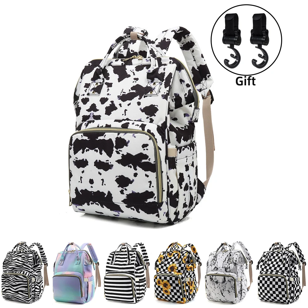 Mommy Diaper Bag Large Capacity Designer Nursing Bag Baby Nappy Bag Baby Care Bag for Mother Kid Fashion Travel Backpack