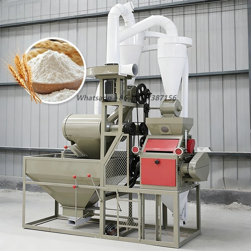 Customized Capacity Wheat Flour Milling Plant High Precision Grinding Machine Automatic Flour Production Line