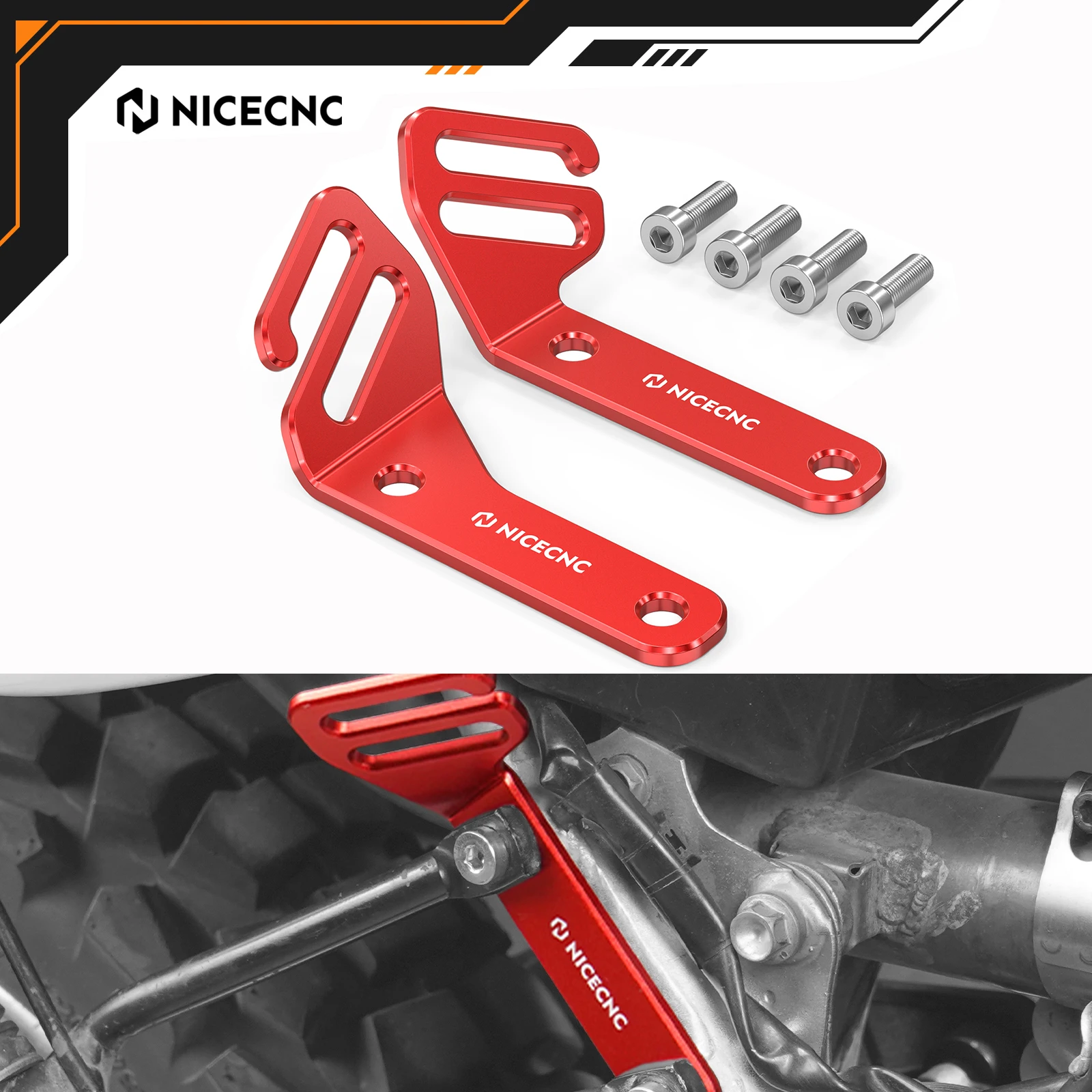 NICECNC For Honda XR650L XR 650L 650 L 1993-2025 2024 2023 Luggage Strap Fixing Bracket 5052 Aluminium Motorcycle Accessories