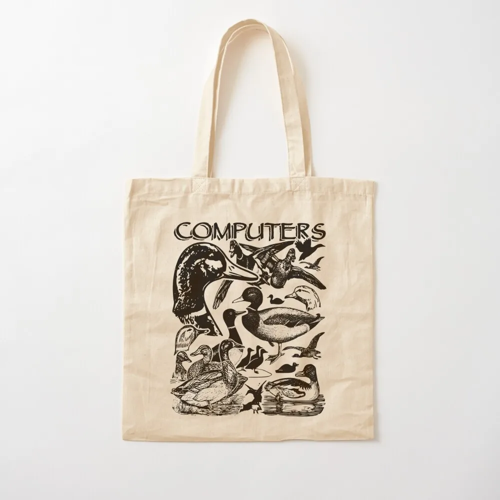 

Computers (black) Tote Bag Women bags cute pouch bag Big bag Canvas Tote