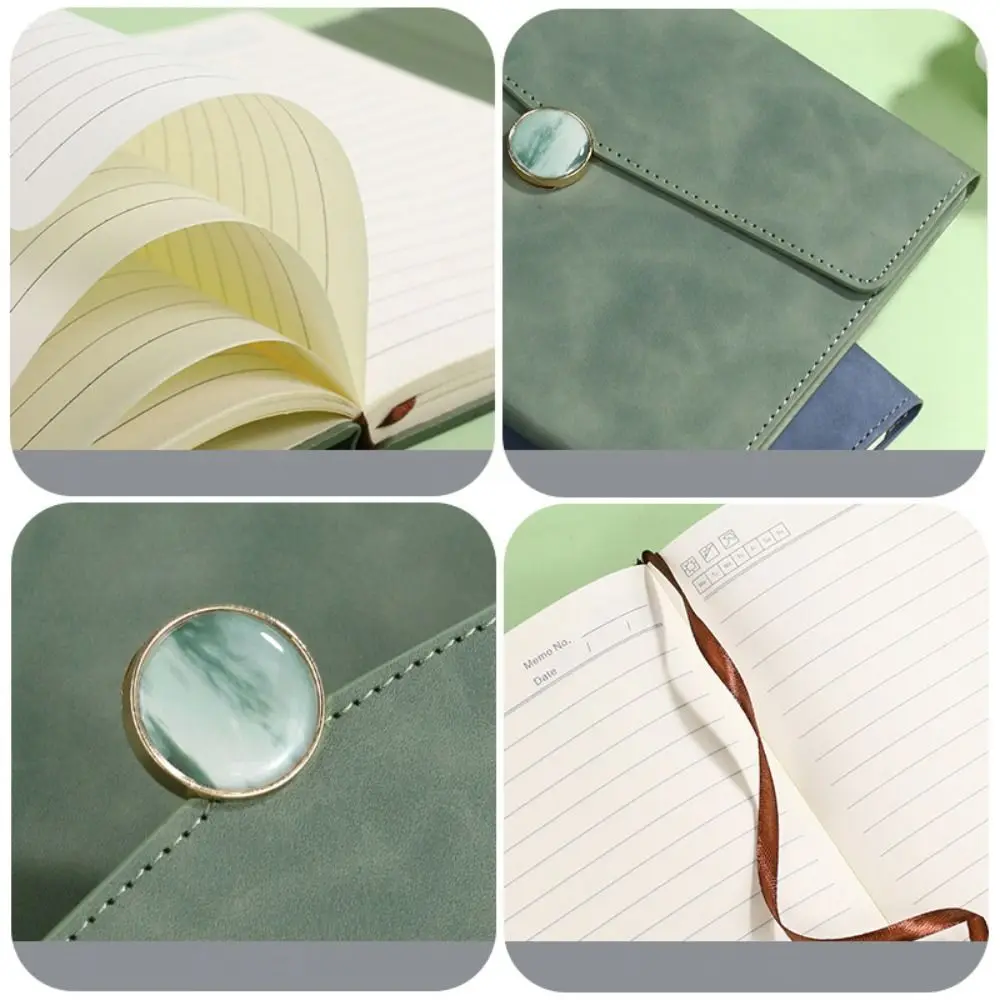 100 Pages Business Notebook Paper Soft Magnetic Buckle Notebook Multifunction Portable Graduation Gift Notebook