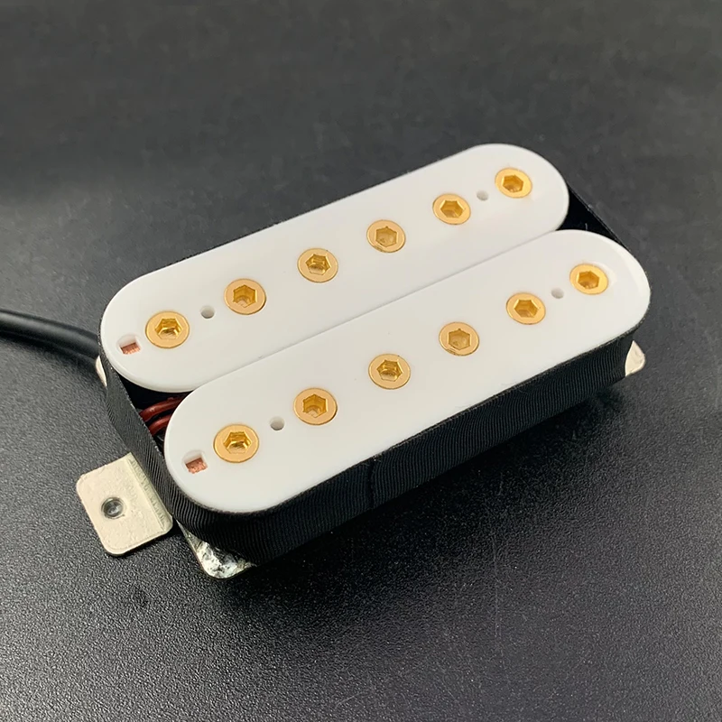 Vintage Alnico 5 Humbucker Coil Splitting Neck-7.5K/Bridge 15K Double Coil for Electric Guitar Pickup Guitar Parts Warm Sound