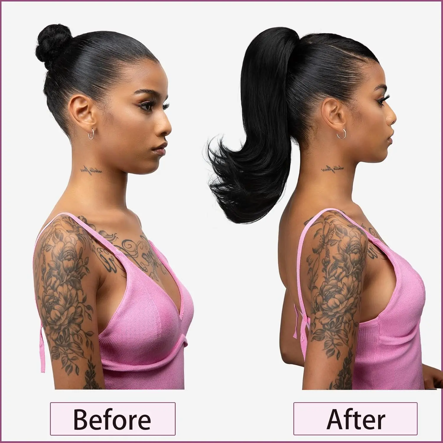 Thumbnail 4 - #45 Latest Synthetic Drawstring Ponytails Offers