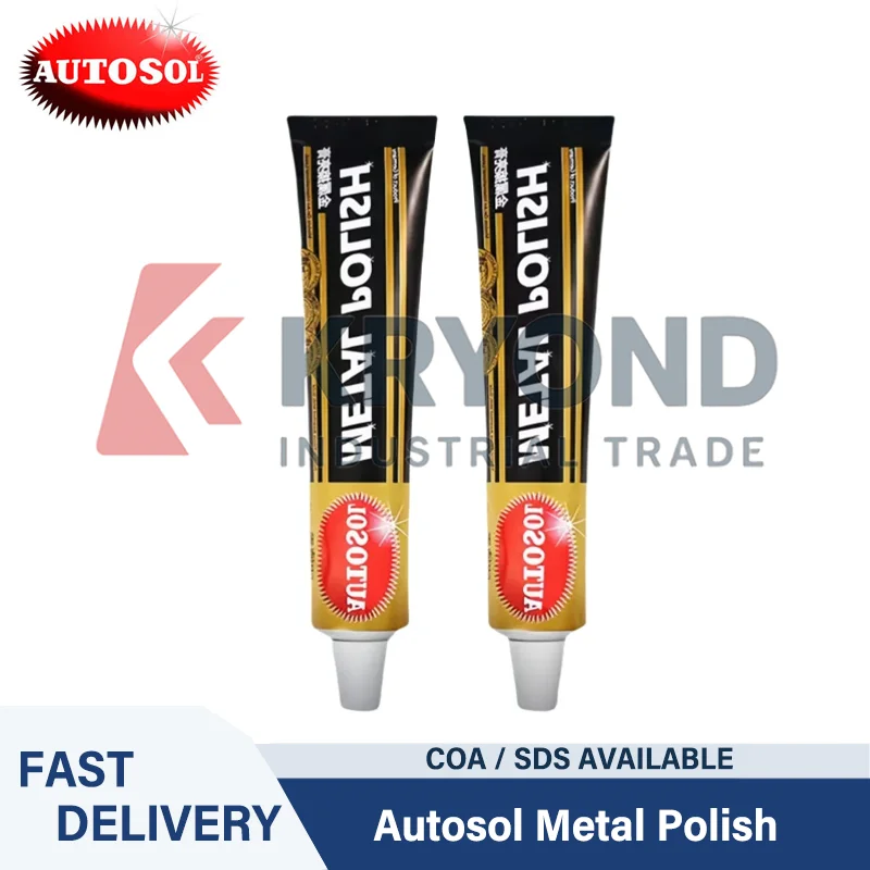 Autosol Metal Polish 75ml Chrome Polish Paste Cleans Oxidation Rust and Tarnish from Stainless Steel Brass and Aluminum Surfaces
