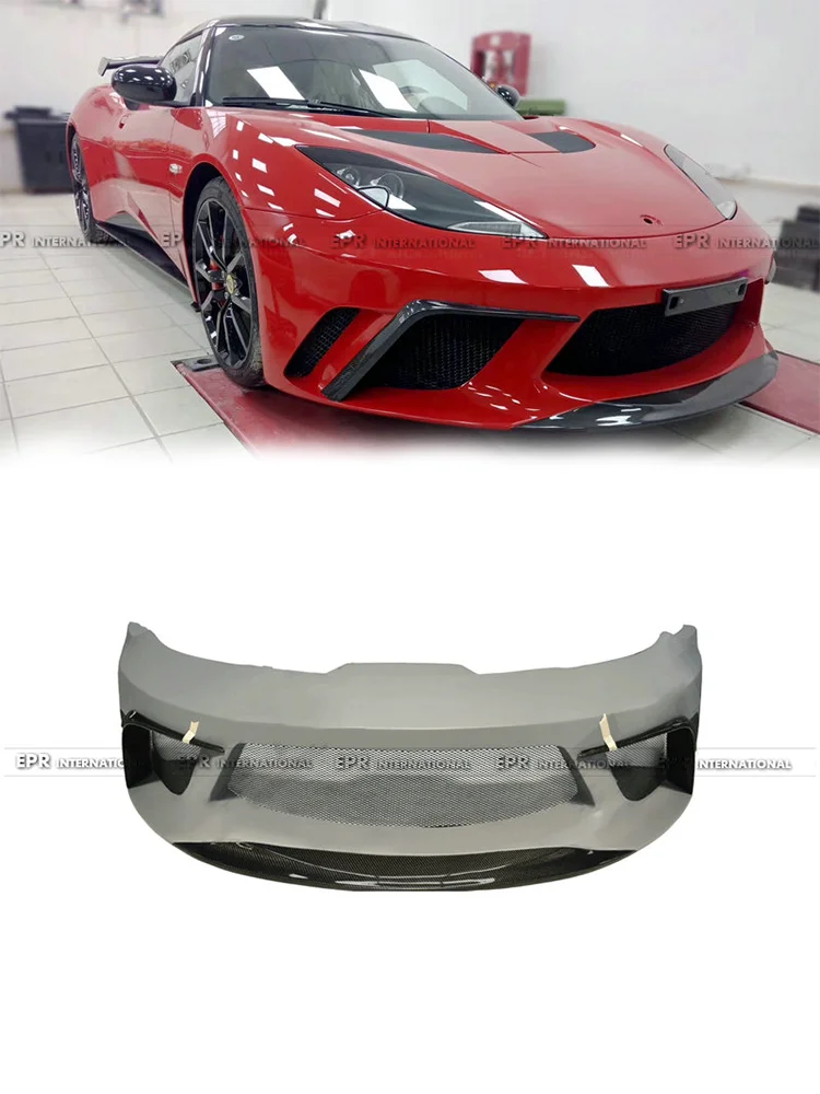 Racing-Inspired Front Bumper for 10-Onwards Evora S 400 410 430 - Sport Aerodynamic Exterior
