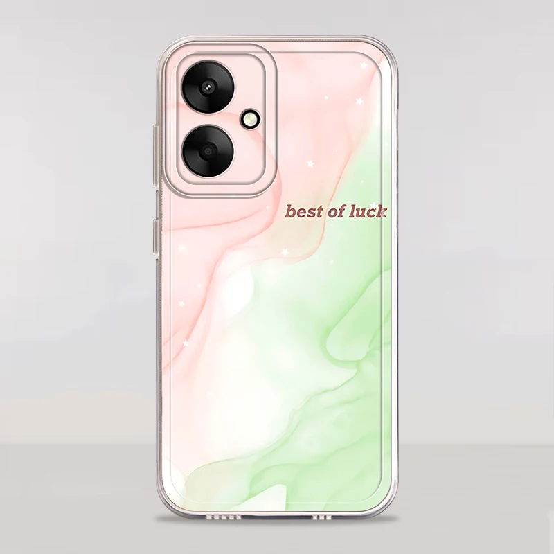 حافظة ناعمة من الرخام على شكل زهرة غسيل الحبر لهاتف Xiaomi Redmi Note 11S 10 Lite 11 14 13 12 Pro Plus 10S 9 12S 10Pro 8