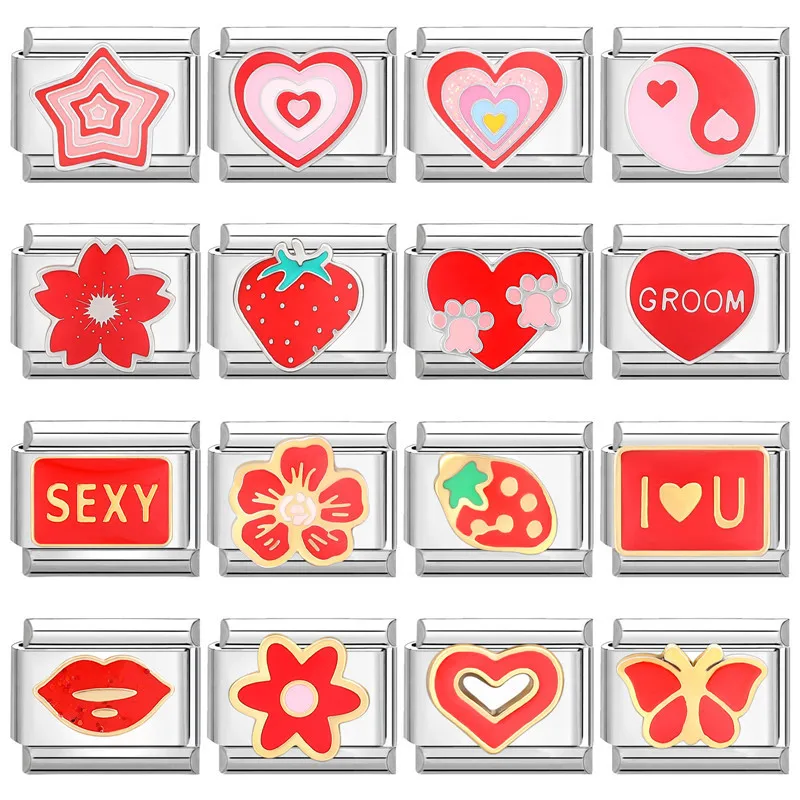 memnon-розовая-любовь-вишневые-цветы-фотосессия-итальянские-очаровательные-звенья-подходит-для-браслета-9-мм-нержавеющая-сталь-Сделай-Сам-Изготовление-ювелирных-изделий