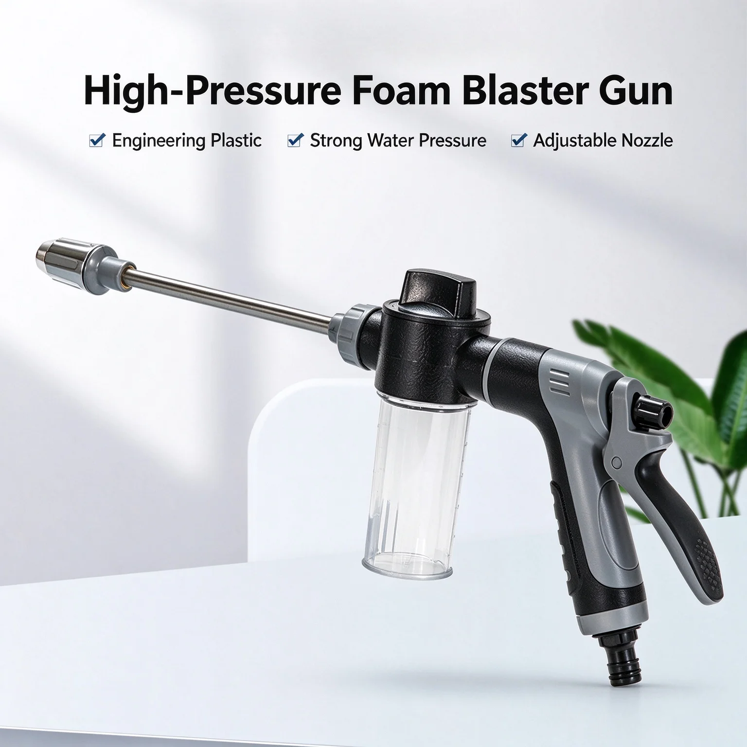 360° Rotating Nozzle High Pressure Water Gun, Car Wash & Garden Hose Sprinkler Kit for Cleaning and Watering gallery 4