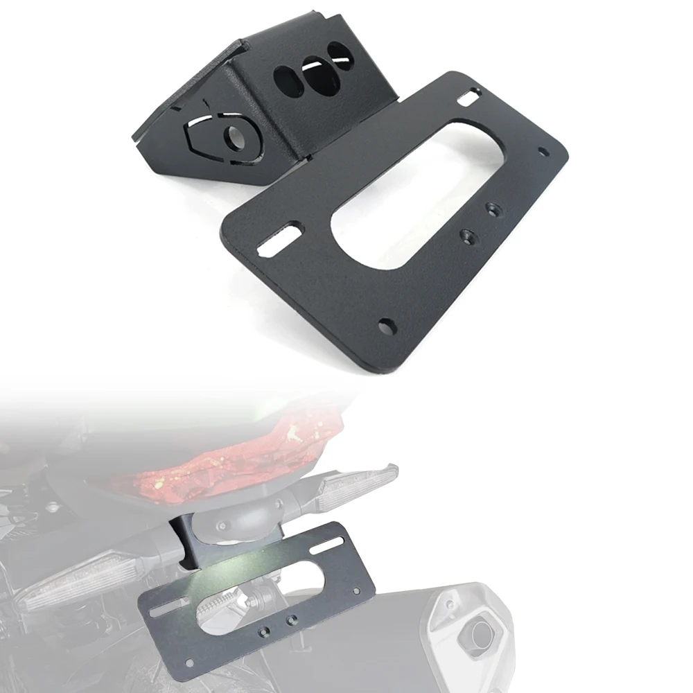 

For KAWASAKI Ninja 250 400 2018-2025 Z250 Z400 2019-2025 Motorcycle Rear Tail Tidy License Plate Holder Fender Eliminator Kit