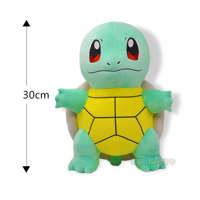 

30CM Original Genuine Squirtle Toy Giant Pokemons Plushie Stuffed Toys Pikachu Plush Doll Gift for Child