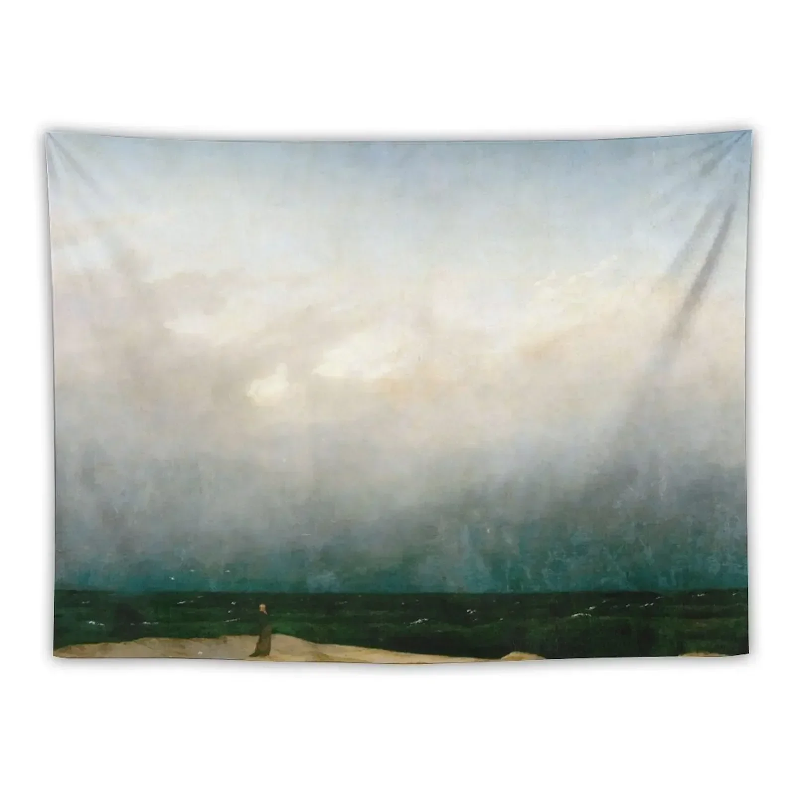 Caspar David Friedrich - The Monk by the Sea Tapestry Wall Coverings Room Decorator Room Decor Tapestry