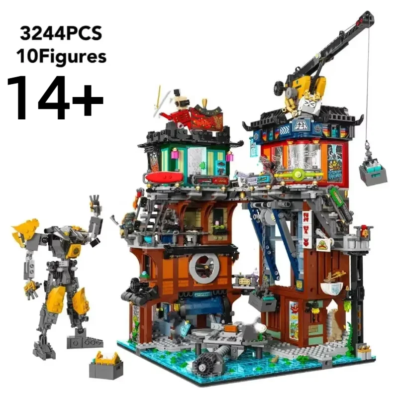 3244 قطعة صالح 71837 ورش عمل المدينة بنة نموذج الطوب عرض الشارع العمارة لتقوم بها بنفسك لعب للأطفال هدايا عيد الميلاد