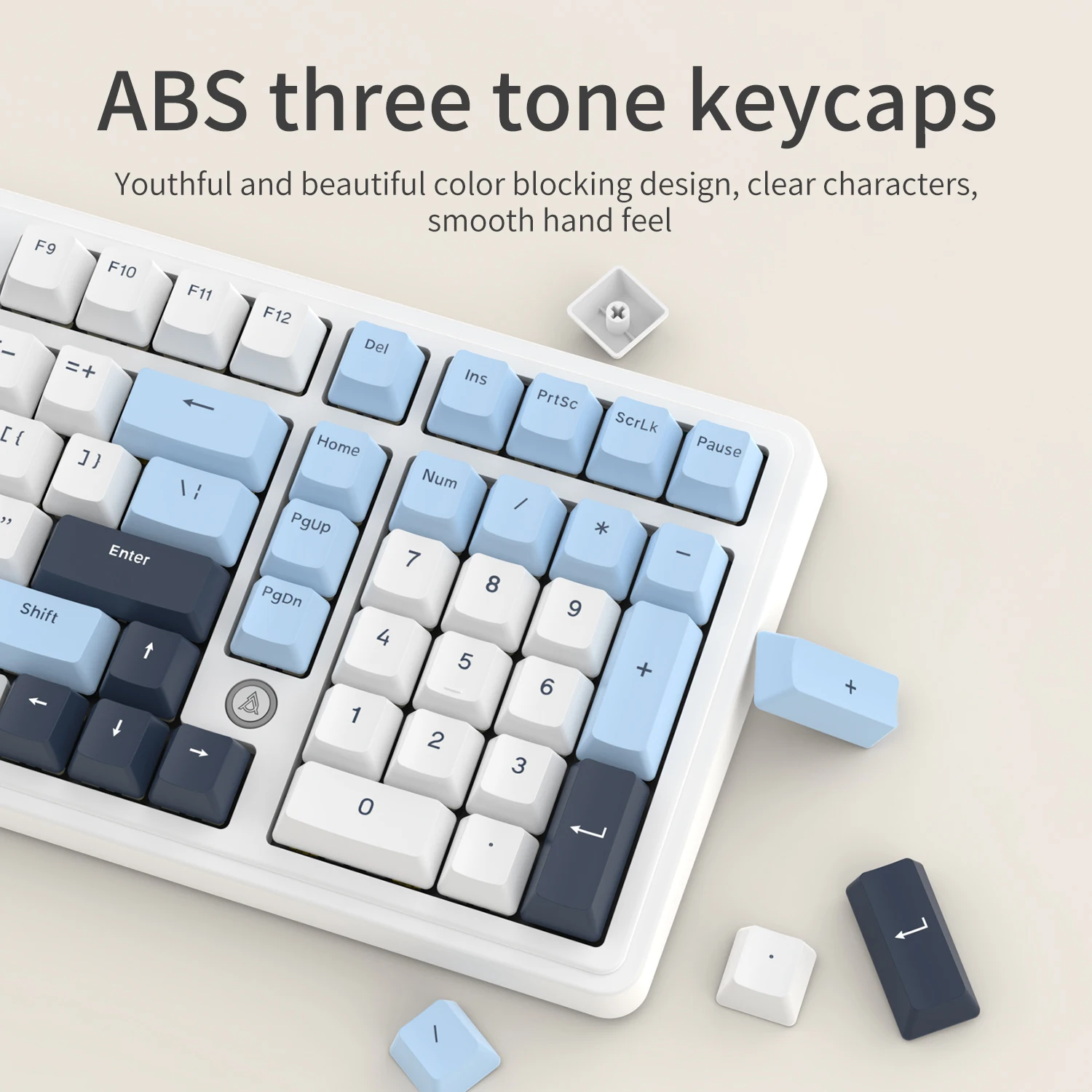 AJAZZ AK980 Wired Mechanical Keyboard Hot Swap Gasket RGB Low Noise Ergonomics Office Gaming Keyboard Customized PC Accessories