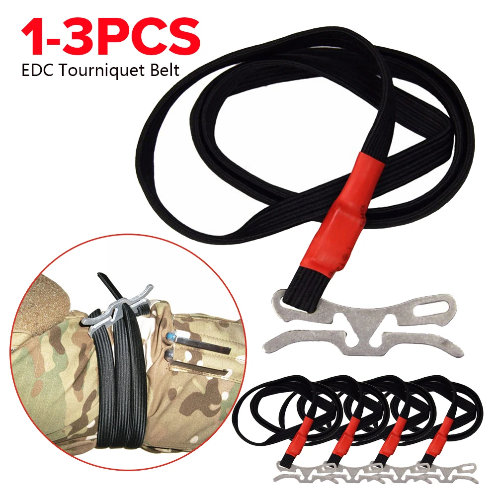 1-3PCS EDC Emergency Survival Tourniquet Self Defense First Aid Medical Ropes Outdoor Camping Tactical Accessories