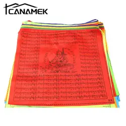 Religious Flags Tibetan Buddhist Supplies Colour Print Prayer Flag Tibet Lung Ta Banner Scriptures Streamer