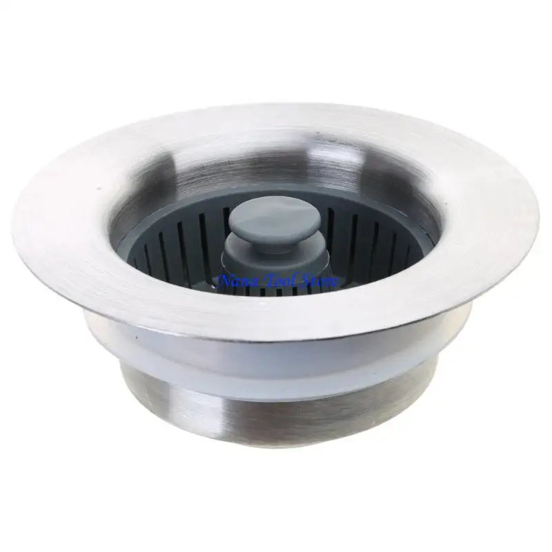 31GJ Flexible Spring Device Sink Strainer Universal Kitchen Sink Stopper Stainless