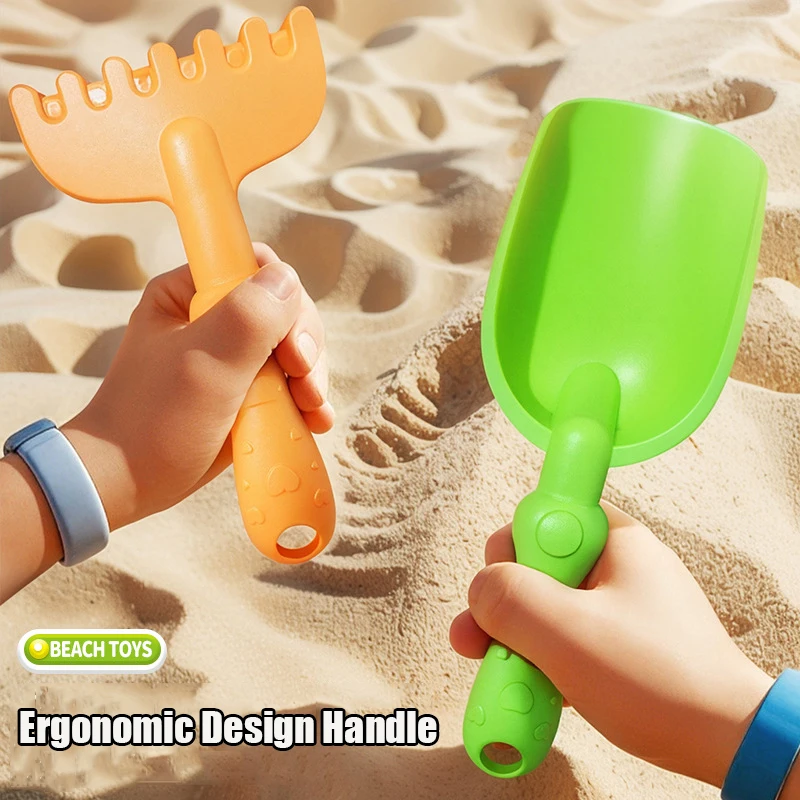 4/8Pcs Baby Strand Spielzeug Langlebig Kunststoff Sommer Pool Strand Spiel Set Mit Sichter Schaufel Rechen Outdoor Sand spielen Werkzeug Für Jungen Mädchen
